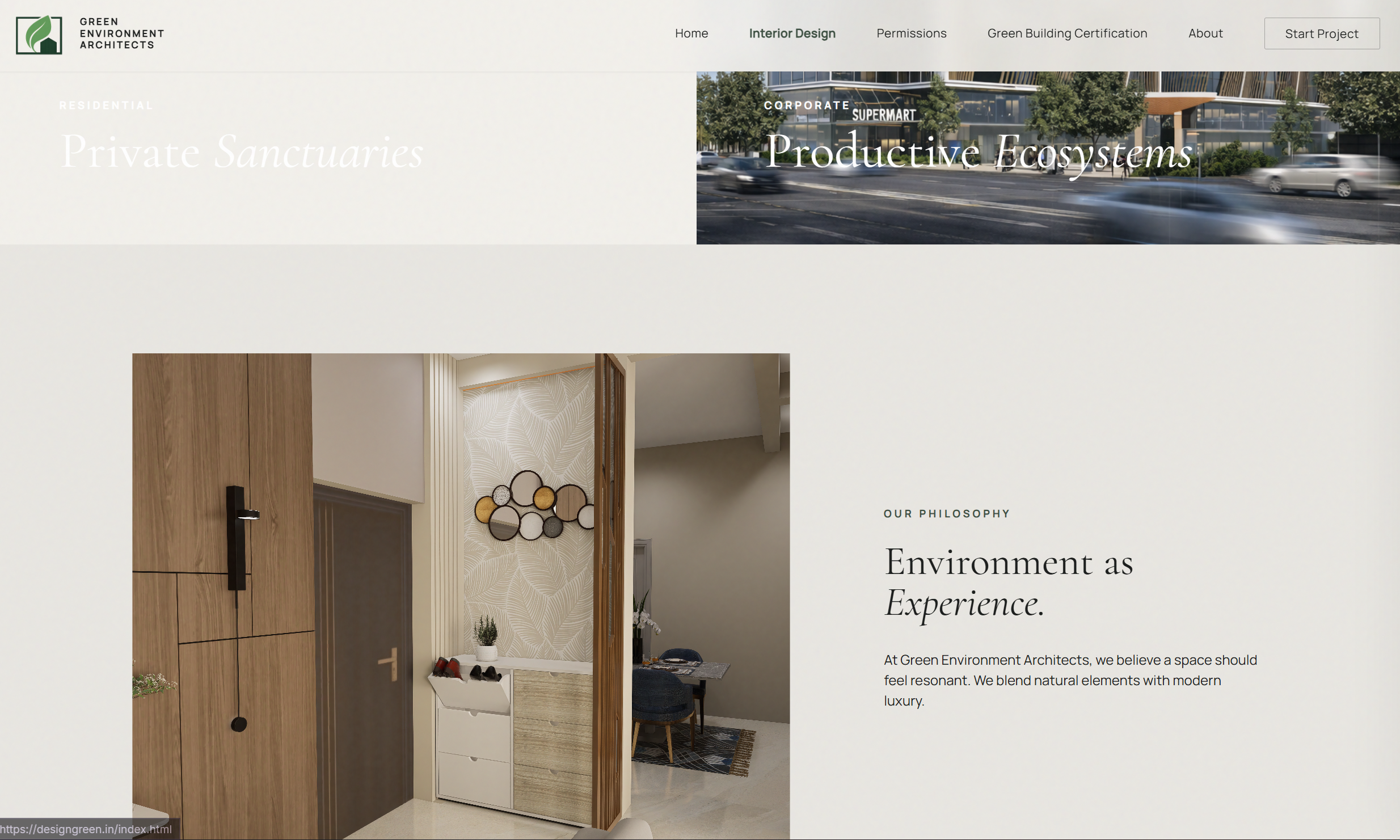 Design Green Website Screenshot 4